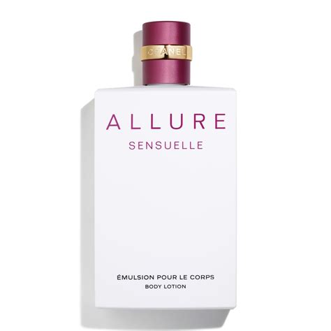 chanel 19 body products|allure sensuelle body lotion.